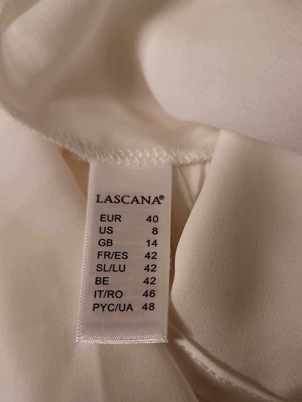 LASCANA Ruffle Sleeve V-Neck Blouse - Picture 6 of 7
